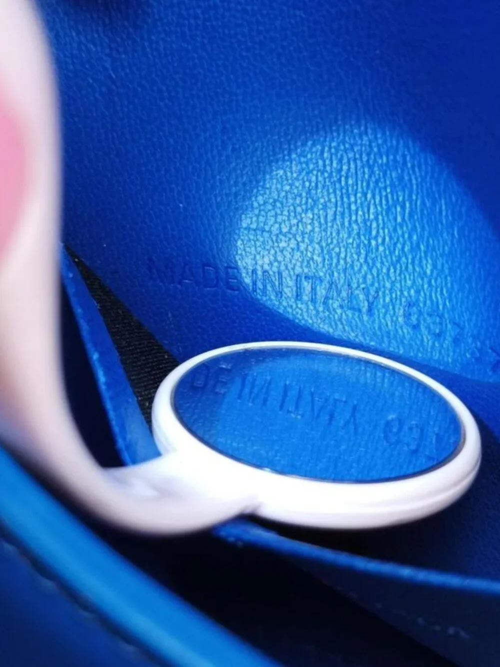 Balenciaga Hourglass Mini Blue Leather Belt - Picture 11 of 16